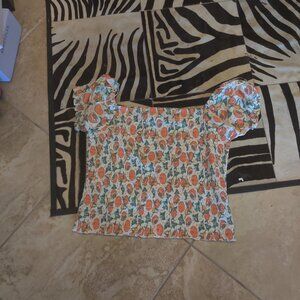 Disney Store Orange Bird smocked top size XXL New